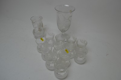 Lot 356 - A selection of crystal and glass ware