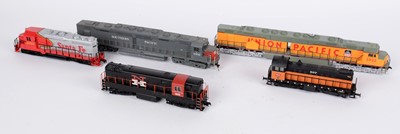 Lot 251 - HO-gauge North American-Outline diesel/electric locomotives.