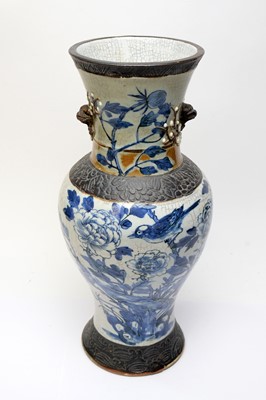 Lot 461 - 19th Century Chinese crackle glaze vase