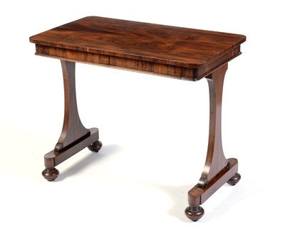 Lot 614 - Victorian rosewood library table