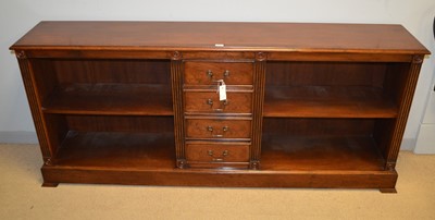 Lot 114 - N.H. Chapman & Co Ltd 'Siesta' mahogany low bookcase