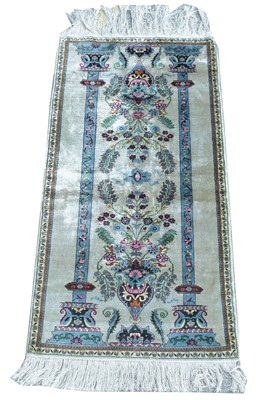 Lot 397 - Persian silk rug