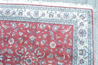 Lot 414 - A Tabriz carpet