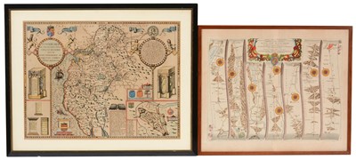 Lot 646 - Two maps of Cumberland - prints.