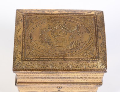 Lot 577 - A 19th Century Spanish ormolu casket