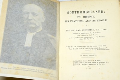 Lot 718 - Dendy (Frederick Walter), The County of Northumberland, and local interest books