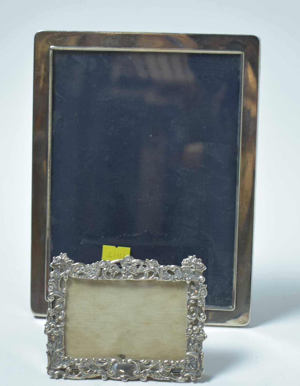 Lot 173 - Two silver photograph frames