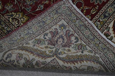 Lot 392 - A Tabriz carpet