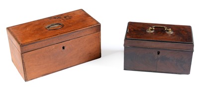 Lot 588 - Two 19th Century boxes.