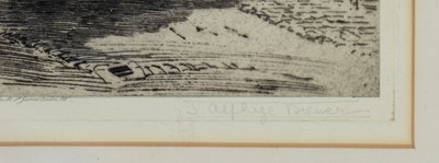 Lot 689 - James Alphege Brewer - etching.