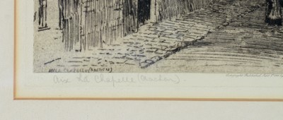 Lot 689 - James Alphege Brewer - etching.