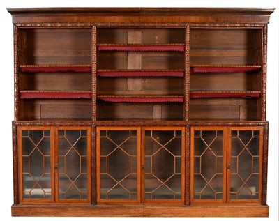 Lot 670 - A 19th Century mahogany bookcase