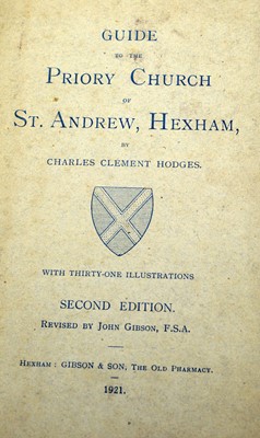 Lot 744 - Hexham interest books and guides