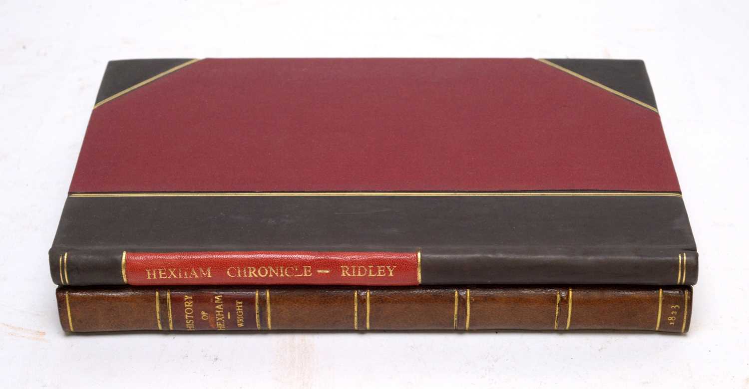 Lot 746 - Two books of Hexham interest