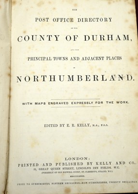 Lot 771 - Directories of Northumberland & Durham