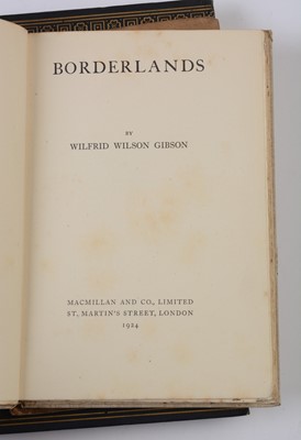 Lot 791 - Four books Wilfred Gibson etc.