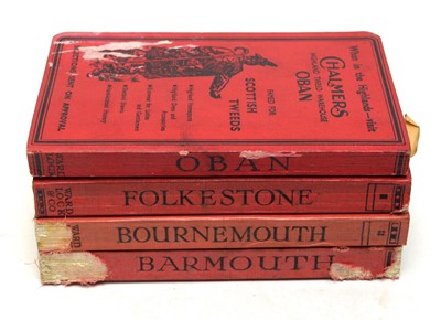 Lot 858 - Ward-Lock & Co. Illustrated Guide Books to Oban, Folkestone, Bournemouth, and Barmouth