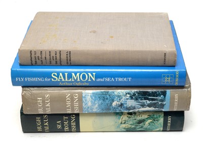 Lot 854 - Falkus Sea Trout Fishing, and Salmon Fishing and angling books