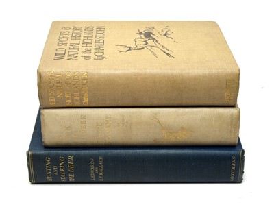 Lot 848 - Edwards (Lionel) and Wallace (Harold Frank) Hunting & Stalking of Deer, and 2 other books