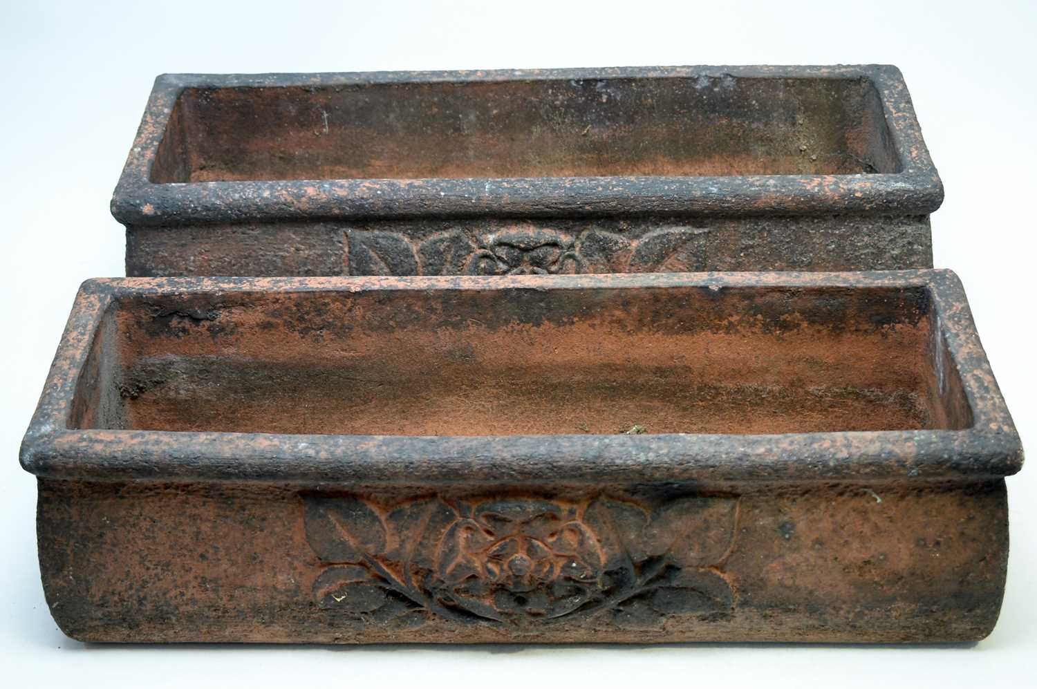 Lot 343 - A pair of early 20th Century Liberty & Co terracotta planters