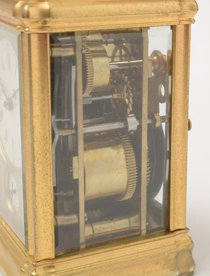 Lot 490 - A late 19th Century Petite-Sonnerie carriage clock, by Le Roy & Fils