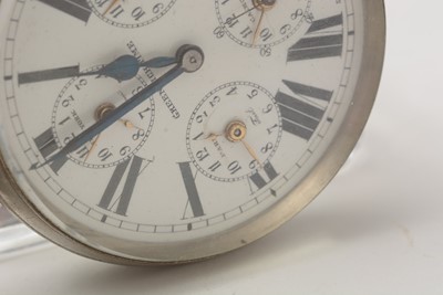 Lot 2 - A 19th Century world time zone Goliath watch.