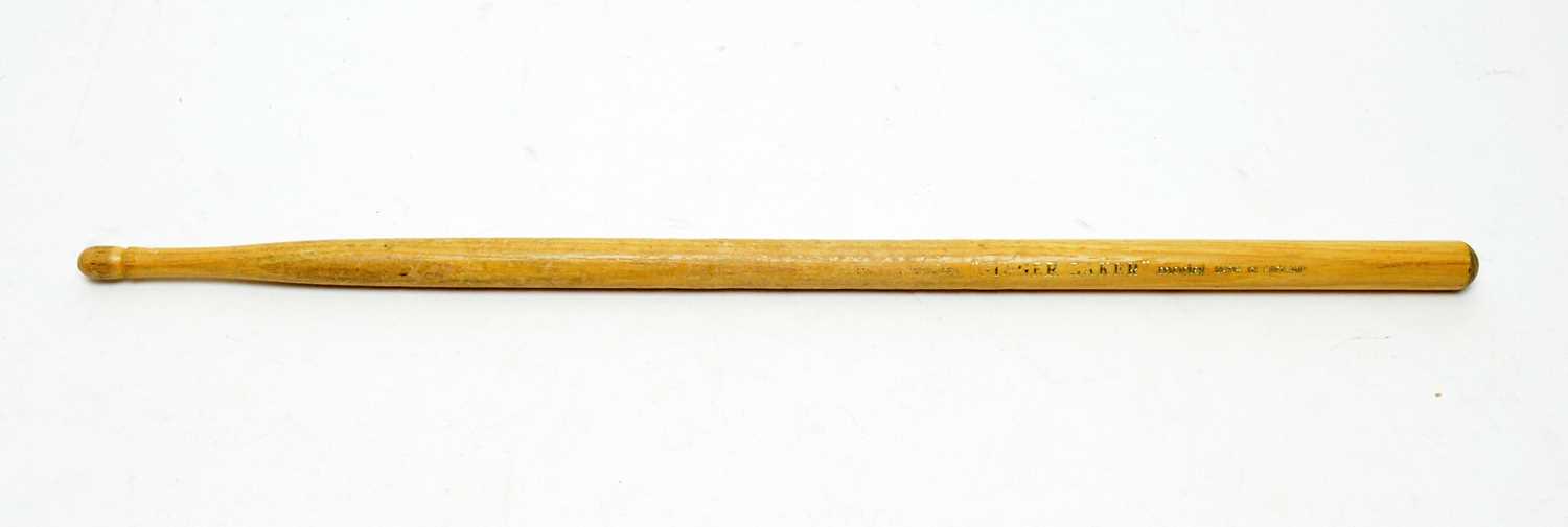 Lot 1345 - A Ginger Baker drumstick