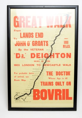 Lot 1299 - An early 20th Century Bovril advertising poster