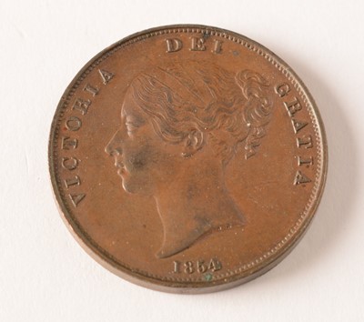 Lot 123 - Queen Victoria, 1854 Penny.