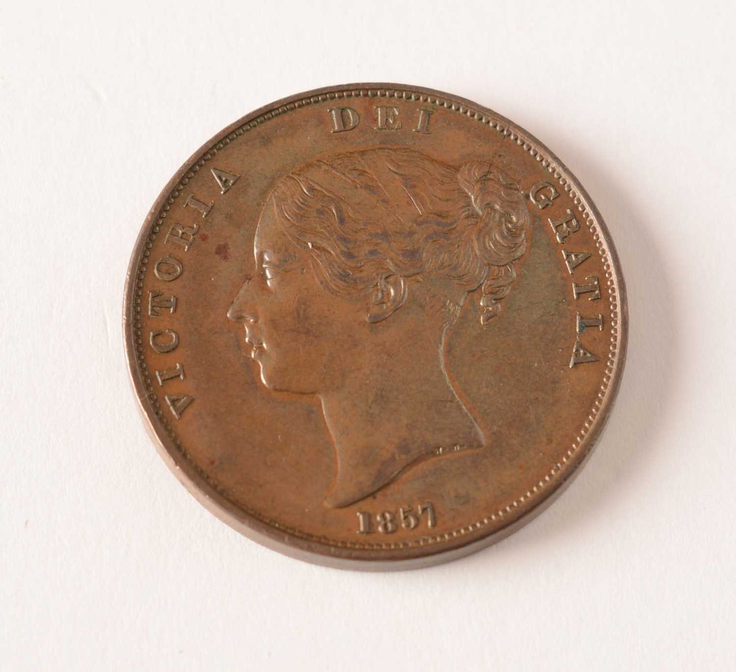 Lot 124 - Queen Victoria, 1857 Penny