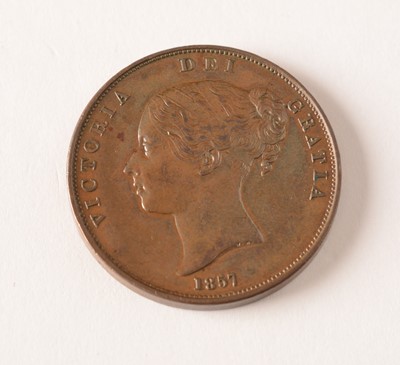 Lot 124 - Queen Victoria, 1857 Penny