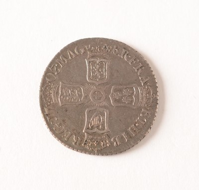 Lot 136 - Queen Anne sixpence, 1703