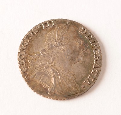 Lot 144 - A George III Shilling dated 1787