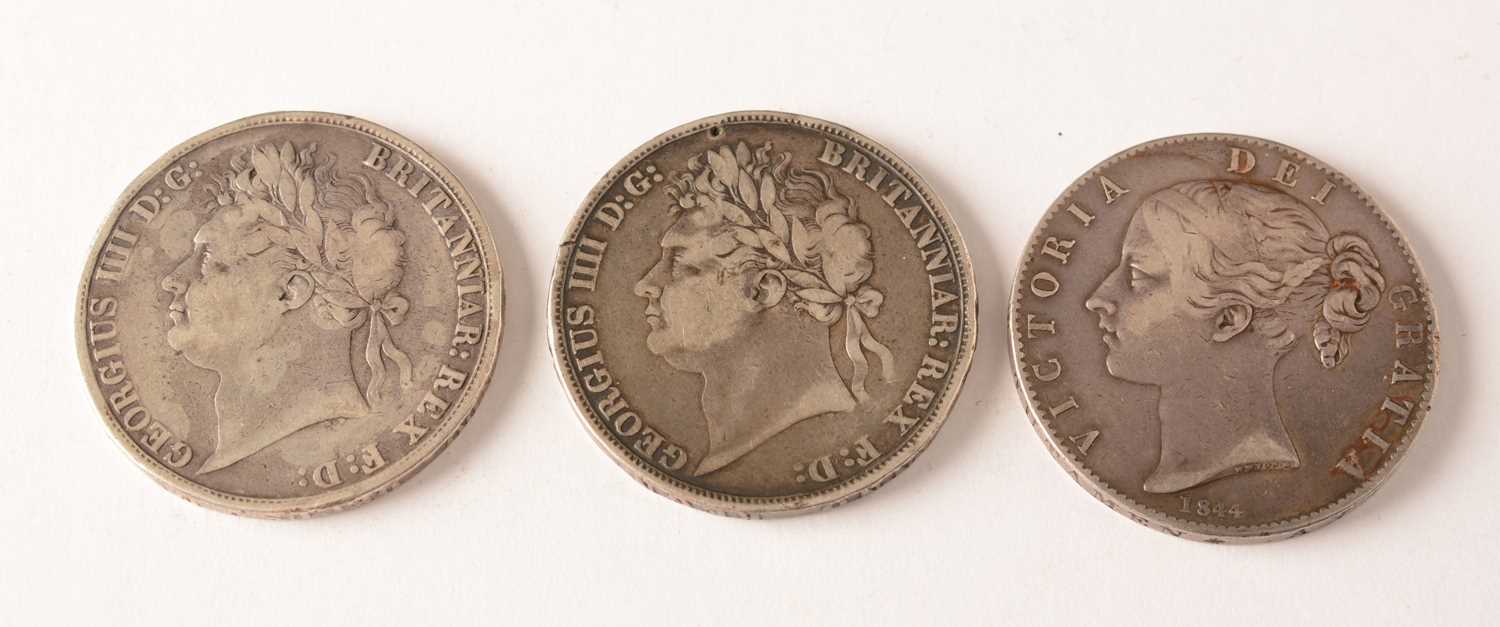 Lot 157 - Three 19th Century crowns