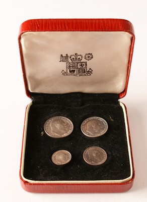 Lot 169 - Edward VII 1902 maundy money four-coin set