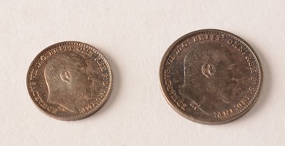 Lot 169 - Edward VII 1902 maundy money four-coin set