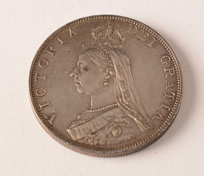 Lot 170 - Queen Victoria double-florin, 1887