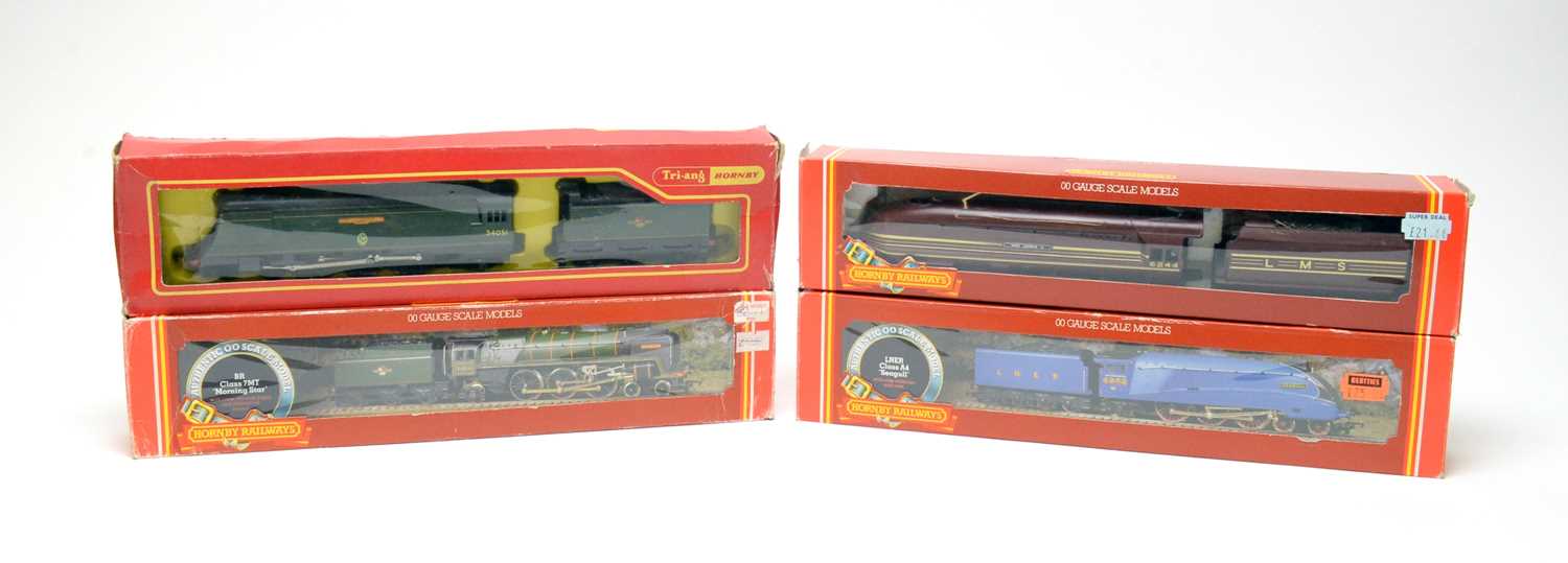 Lot 607 - Four boxed Hornby 00-gauge locos.