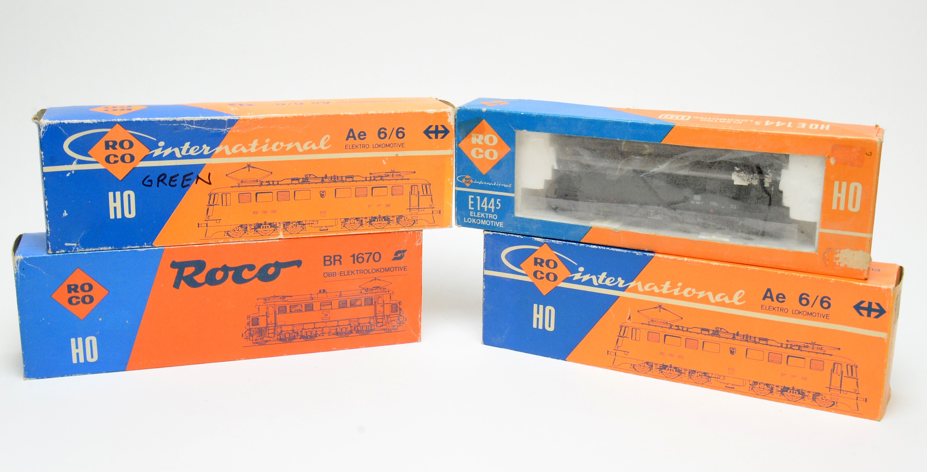 Lot 616 - Four boxed Roco International HO-gauge