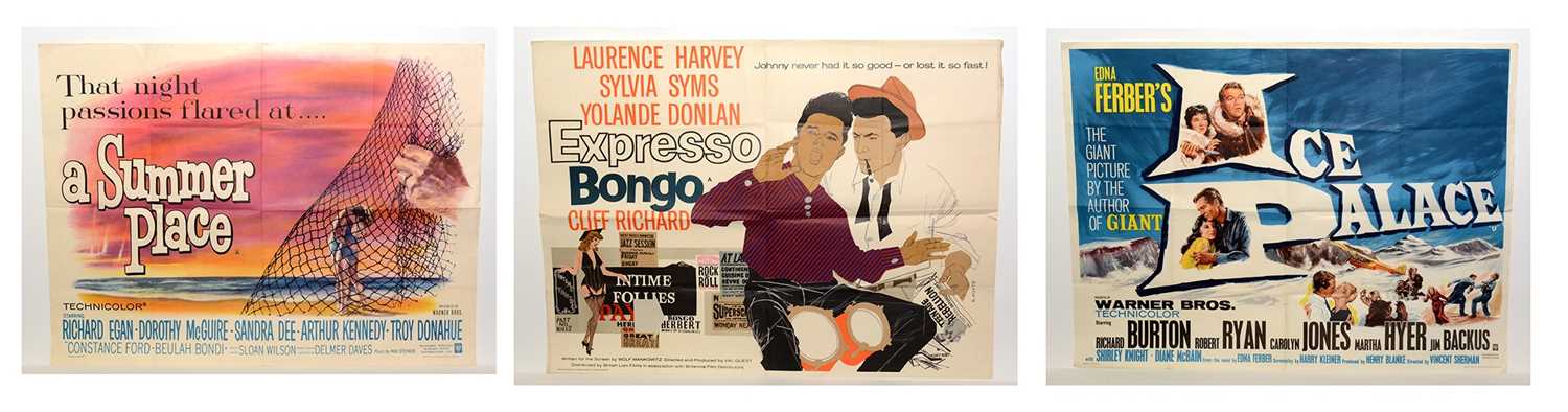 Lot 1280 - Three British quad movie posters