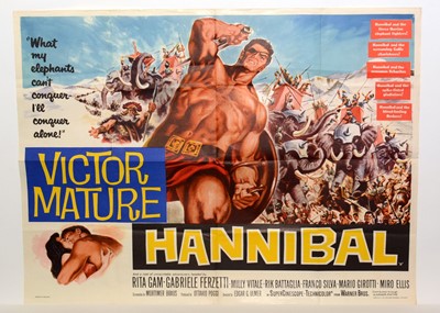 Lot 1284 - British quad movie posters for "Hannibal"