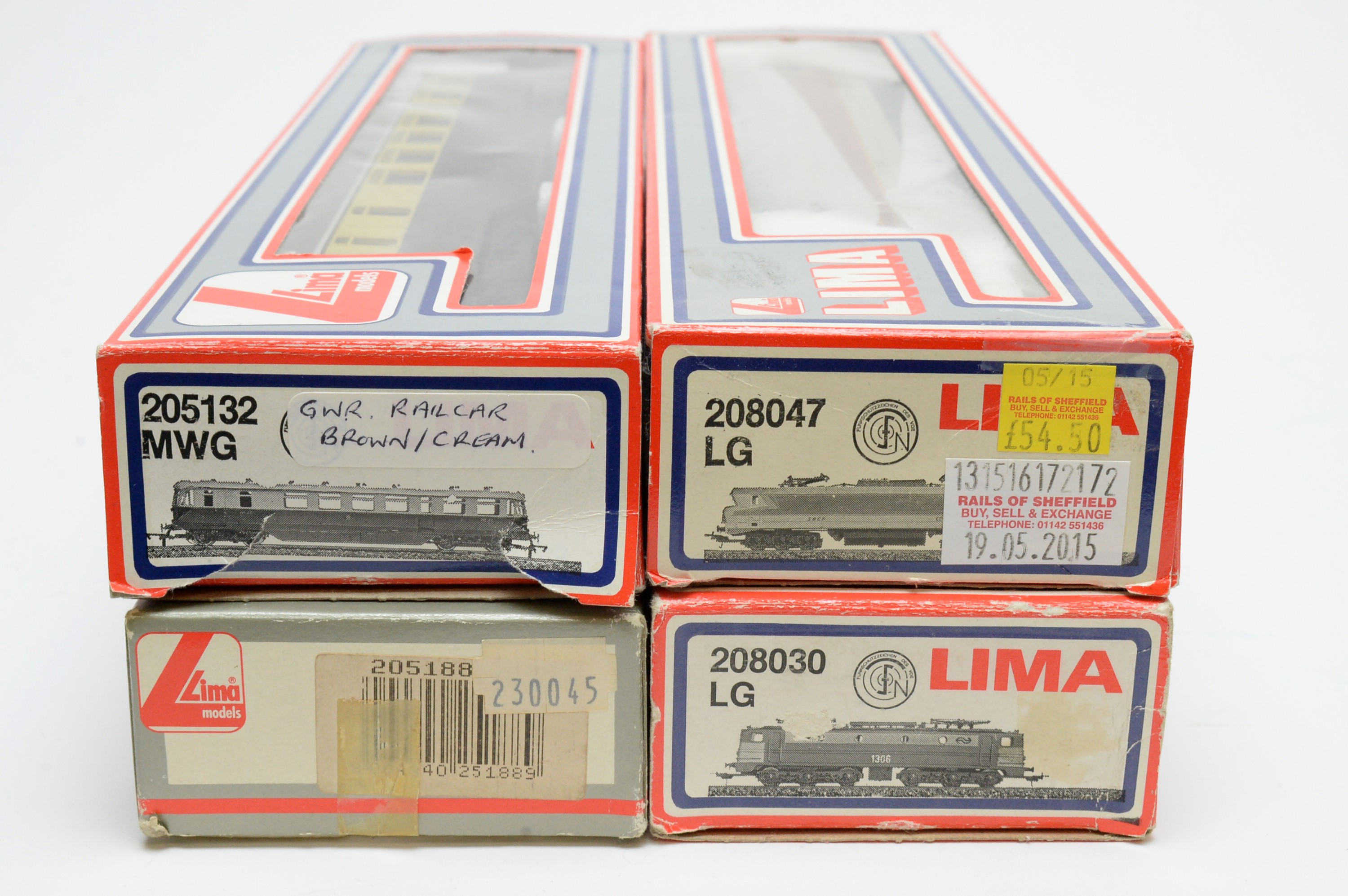 Lot 626 Four LIMA model trains.