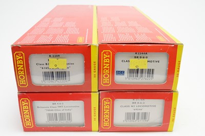 Lot 634 - Four Hornby 00-gauge boxed locos.