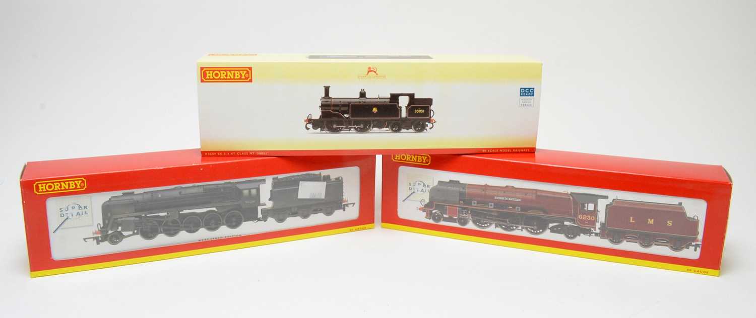 Lot 637 - Three Hornby 00-gauge boxed locos.