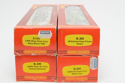Lot 639 - Four Hornby 00-gauge boxed locos.