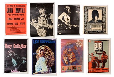 Lot 1294 - Selection of music posters