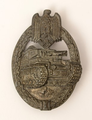 Lot 1105 - WWII Waffen-SS Panzer Assault badge