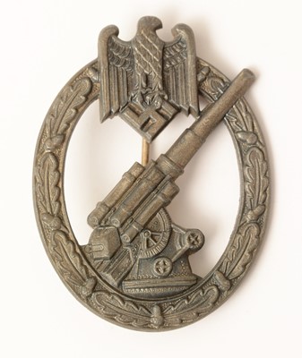 Lot 1111 - WWII Waffen-SS Flak badge