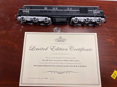 Lot 672 - A cased pair of Bachmann Limited Edition locomotives.