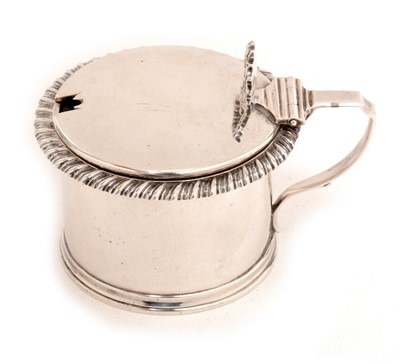 Lot 167 - A Victorian silver mustard pot